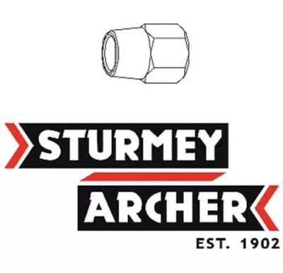 Sturmey Archer Domed Axle Nut HMN387 (3/8”) Silver Brand New Original Product! - Image 1 of 4