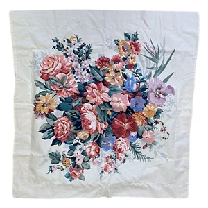WAMSUTTA Euro Shams Set of 2  Cottage Floral 100% Cotton Vintage Bedding - Picture 1 of 10