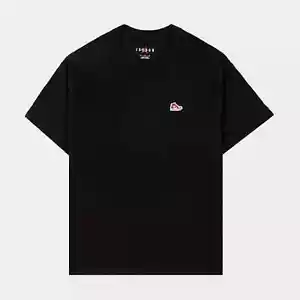 NUEVO CON ETIQUETAS CAMISETA PARA HOMBRE JORDAN SNEAKER PARCHE MARCA NEGRA FN5982 010 TALLA M - Imagen 1 de 5