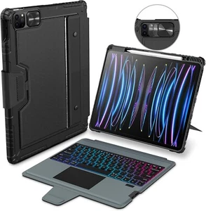 Nillkin AP iPad Pro 12.9 Bumper Combo Case w/ Wireless Keyboard Backlit Version - Afbeelding 1 van 6