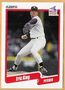 ERIC KING CHICAGO WHITE SOX #537 - FLEER CASI NUEVO - MONTADO 1990 - Imagen 1 de 2