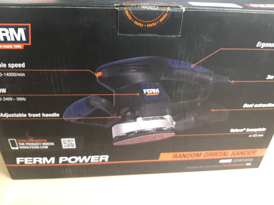 LEVIGATRICE ORBITALE FERM NUOVA CON IMBALLO ISTRUZIONI E CORREDO - Immagine 1 di 4