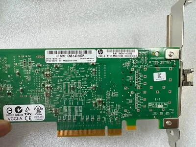10 Pcs AK344-63002 QLE2560-HP  8GB FC SINGLE PORT PCIE HBA Card - Tested - Image 1 of 4