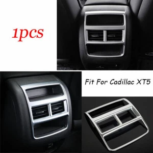 Fit For 2016-2019 2020 Cadillac XT5 ABS Silver Rear Air Outlet Vent Cover Trim - Picture 1 of 9