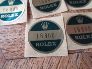 MC Vintage New ROLEX Stickers. 16800 Submariner. - Picture 1 of 9