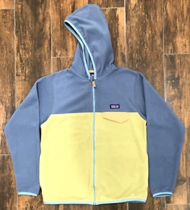 Patagonia Boys Kids' Micro D Snap-T Jacket Full Zip Gray Size L12 STY65465 - Picture 1 of 7
