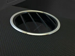 For VW New Beetle 98-10 Chrome Rings For Air Vents Real Alloy Surrounds 2pcs - Imagen 1 de 7
