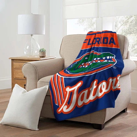 NCAA Officially Licensed Florida Gators 46" x 60" Microfiber Throw Blanket Cover