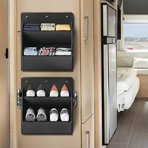 2 Pack RV Shoe Storage with Sticky Adhesive Tape, over the Door Shoe Rack, Wall - Picture 1 of 12