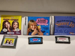 Lot of 3 Nintendo Gameboy Games (Crush Course, On The Go, Sweet 16) - Imagen 1 de 4