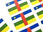 Mini Sticker Packung, Selbstklebende Zentral Afrika Republik Flagge Etiketten,