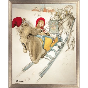 Carl Larsson. Kerstis Schlittenfahrt (1901).  - Bild 1 von 5