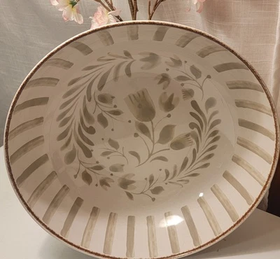 BETTER Homes & Gardens ~ Melamine ~ 3.7" x 12" Serving Bowl ~ GREY - Image 1 of 4