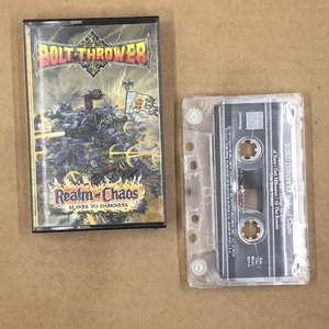 BOLT THROWER Cassette Tape 90s Death Metal REALM OF CHAOS ORIGINAL USA RELEASE - Picture 1 of 9