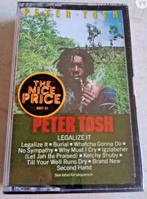 NEW SEALED PETER TOSH LEGALIZE IT REGGAE CASSETTE TAPE - Image 1 of 2