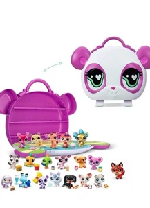 Littlest Pet Shop LPS Series 4 Full Set Of 18 w/ Case Gold Panda Dachshund - Picture 1 of 7