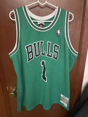 Camiseta Derrick Rose Green Chicago Bulls NBA Foto 1 de 4