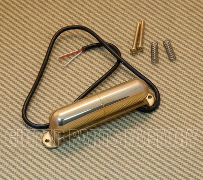 PU-LSA70N-G Artec Alnico Gold Lipstick Guitar Pickup Neck w/Screws - Image 1 of 2