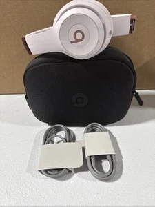 GENUINE Beats by Dr. Dre Solo 4 Wireless On Ear Headphones - Cloud Pink - Picture 1 of 4