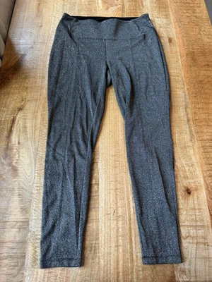 Apt. 9 Women's Gray Shimmer High Rise Ankle Leggings Size Large - Image 1 of 4