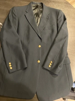 Jack Nicklaus Blazer Mens 44L  Green Gold Button Tournament Series - Image 1 of 4