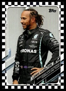 Bandiera a scacchi Topps Formula 1 2021 Lewis Hamilton #40 - Foto 1 di 2