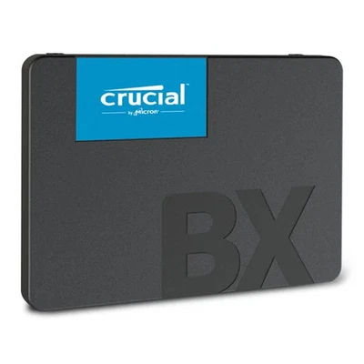 500GB Crucial BX500, 2.5" SSD, SATA 3.0 (6Gb/s), Micron 3D NAND, 550MB/s Read, 5 - Image 1 of 4
