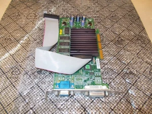 MSI Nvidia GeForce Ti200 64MB AGP Video Card + Feature Connector Cable MS-8851 - Picture 1 of 1