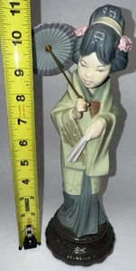 Lladro 4988 Oriental Primavera Geisha Niña Flores Paraguas y Abanico ENVÍO GRATUITO B11 - Imagen 1 de 16