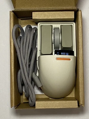 LOFREE Touch PBT Wireless Mouse with USB Receiver, Bluetooth, Tofu Edition - Image 1 of 4