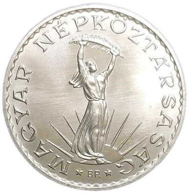 1972 Hungary 10 Forint Vintage UNC Coin KM 595 - Image 1 of 4