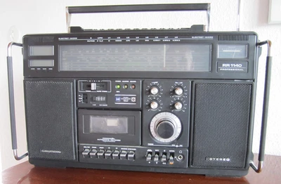 Grundig RR 1140 Professional Radio Kassettenrecorder wie bebildert - Bild 1 von 4