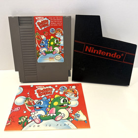 Bubble Bobble Nintendo NES 1988 Tested Cartridge, Manual, Original Sleeve
