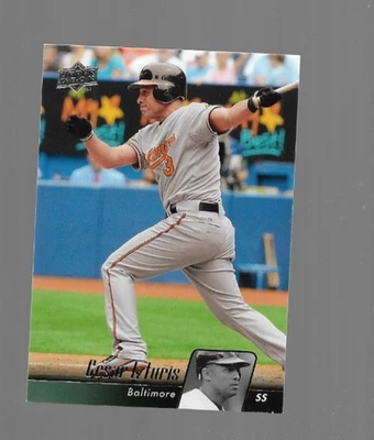 2010 Upper Deck Series 1 #80 Cesar Izturis Baltimore Orioles - Image 1 of 2