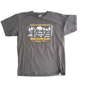 Shenandoah National Parks Youth XL Shirt Brown Explore and Discover - Picture 1 of 6