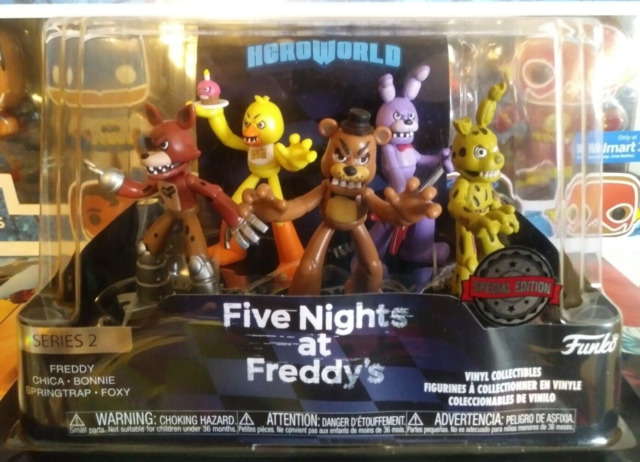 Figura de ação articulada do Funko 5: cinco noites na FNAF de