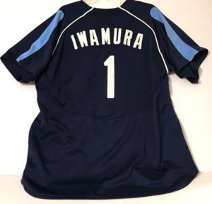 Akinori Iwamura #1 Tampa Bay Devil Rays MLB 2007 Sewn AL Nike Blue Jersey 2XL - Picture 1 of 2