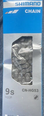 New Shimano Alivio CN-HG53 9-Speed Super Narrow Hyperglide 116 Links Bike Chain - Image 1 of 2