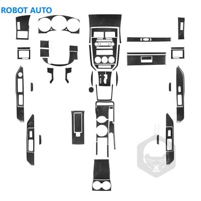 72 piezas para Dodge Caliber 2007-09 kits de fibra de carbono real cubierta interior completa Foto 1 de 4