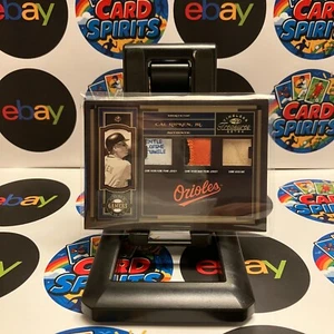 2004 DONRUSS TIMELESS TREASURES Cal Ripken Jr HOME AWAY GAMERS TAG LOGO PATCH /1 - Picture 1 of 2