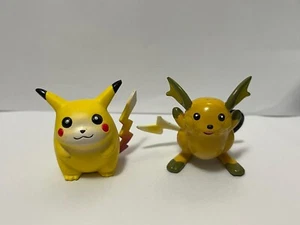 Pikachu Raichu TOMY Pokemon Figure CGTSJ 1999 Nintendo Vintage toy - Picture 1 of 6