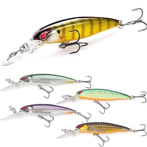 Nories Laydown Minnow Deep Just Wakasagi | 66 mm - 6,1 g | Wobbler Premium Japón - Imagen 1 de 5