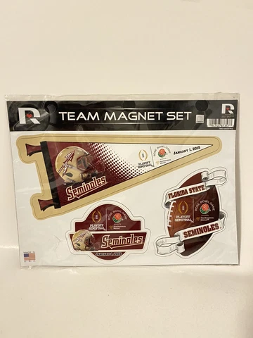 2015 florida state seminoles 3 piece Team Magnet Set Great Graphics. Rose Bowl Cover