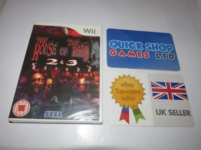 Nintendo Wii The House Of The Dead 2 & 3 new sealed pal version - Image 1 of 4