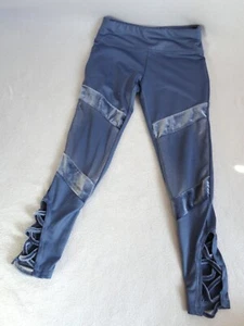 Justice Cropped Blue Leggings - Girls Size 6/7 - Picture 1 of 7