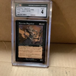 Magic MTG Urza's Legacy Phyrexian Plaguelord 62/143 CGC 4 NEAR MINT (NM) - Picture 1 of 2