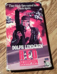 Red Scorpion (1989 VHS) Dolph Lundgren *Former Blockbuster Rental *Rare - Picture 1 of 3