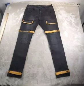 Girbaud Jeans Cyber Vintage Y2K Años 90 8+9 MFG Hombres 34 Cinta Correa Cinturón Rave Shuttle - Imagen 1 de 16