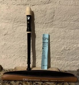 LMI Recorder Soprano with Case & Manual 460014-03 Flute Music Instrument - Picture 1 of 5