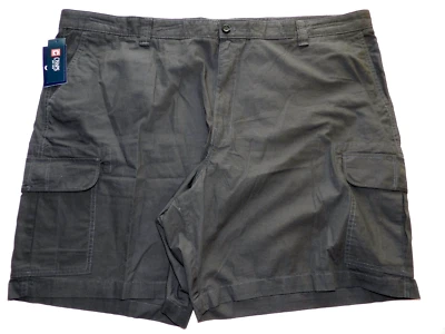 CHAPS cargo shorts size 50B brown/gray pockets $70 NEW (nn40) - Image 1 of 4
